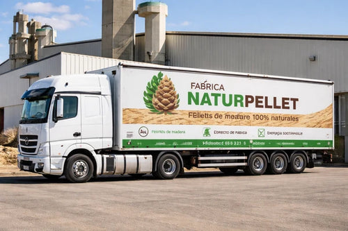 3-Camión con 24 palet de Naturpellet SACOS DE 15 KG certificado
